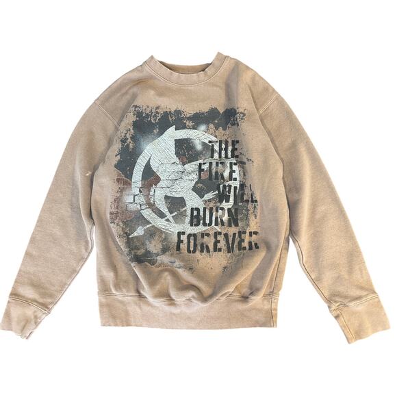 The Hunger Games Experience crewneck sweatshirt The fire will burn forever - Picture 2 of 6